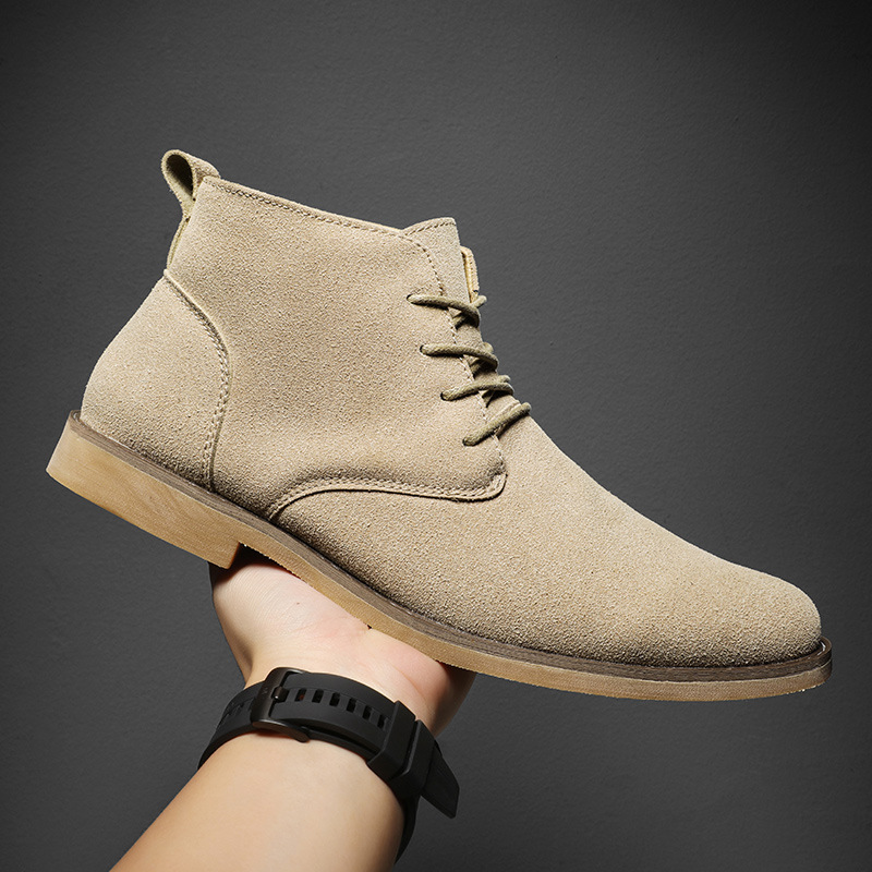 Men Formal Wear Shoes - Botas Chelsea de Estilo Británico Color