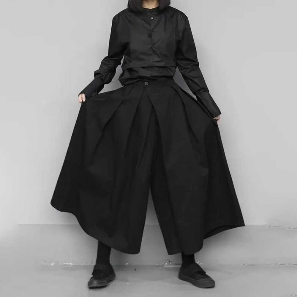 Men'S Gothic Formal Wear - Pantalones de pierna ancha para hombre,