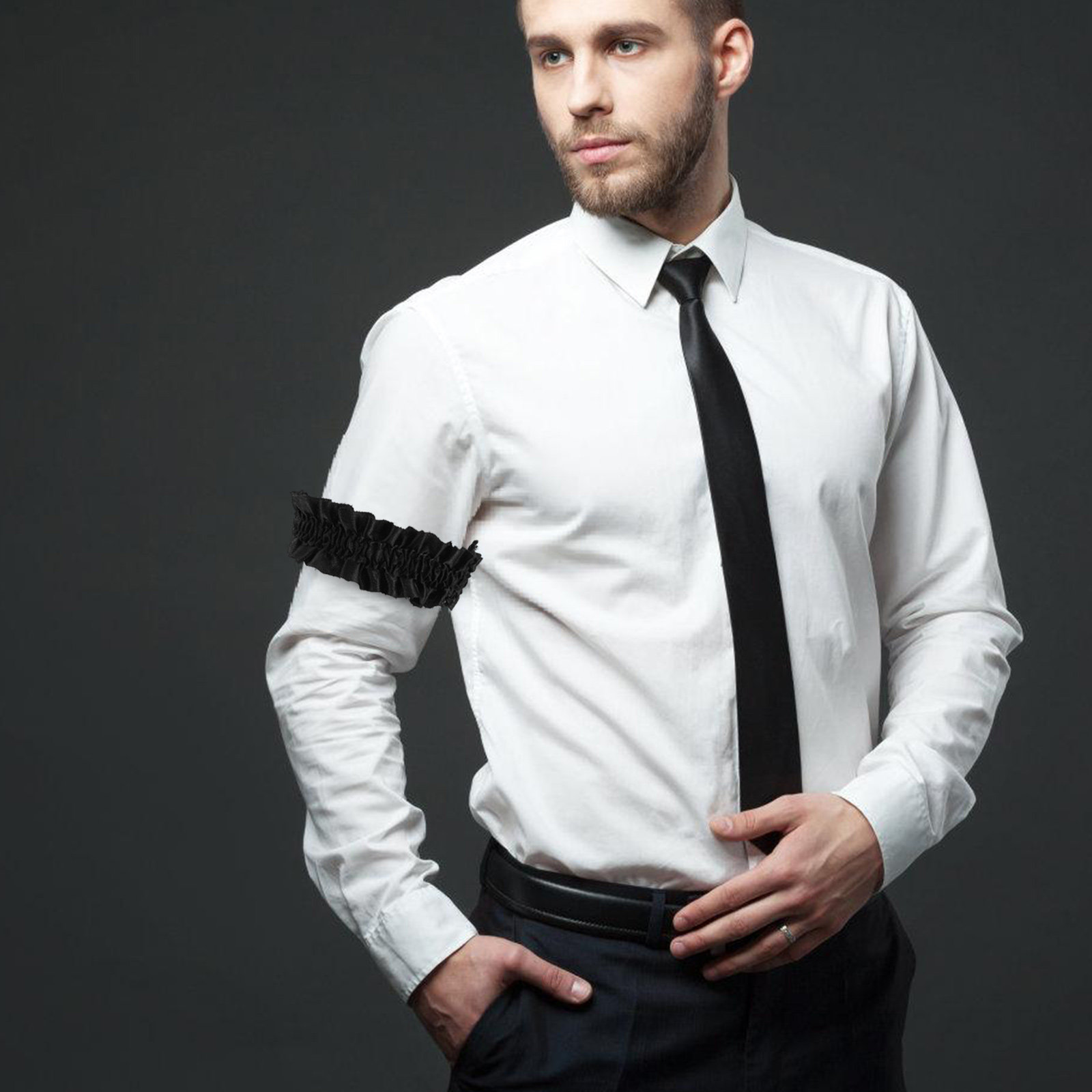 Formal Upper Wear Men - 3 pares de ligas para camisa