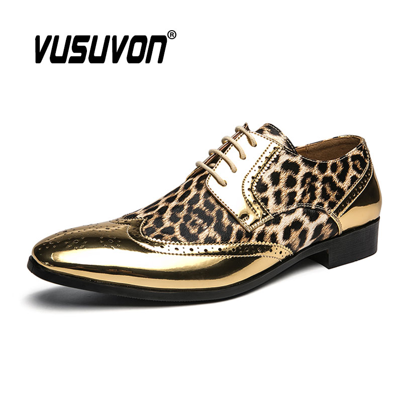 Men Formal Wear Shoes - Zapatos de vestir Derby con estampado