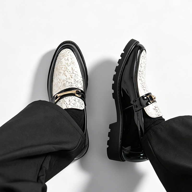 Mocasines de hombre de dos ton - Men Formal Wear Shoes reseña y precio