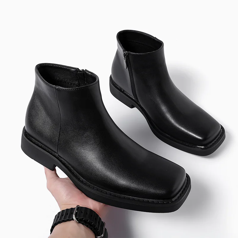 Nuevos zapatos negros de cuero - Men Formal Wear Shoes reseña y precio