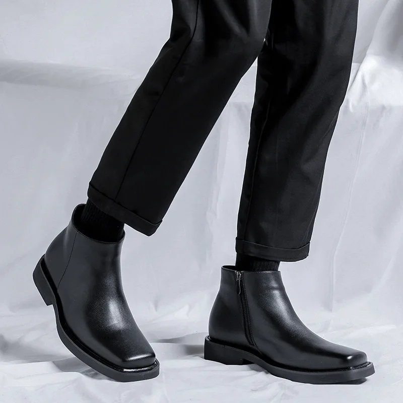 Nuevos zapatos negros de cuero - Men Formal Wear Shoes reseña y precio