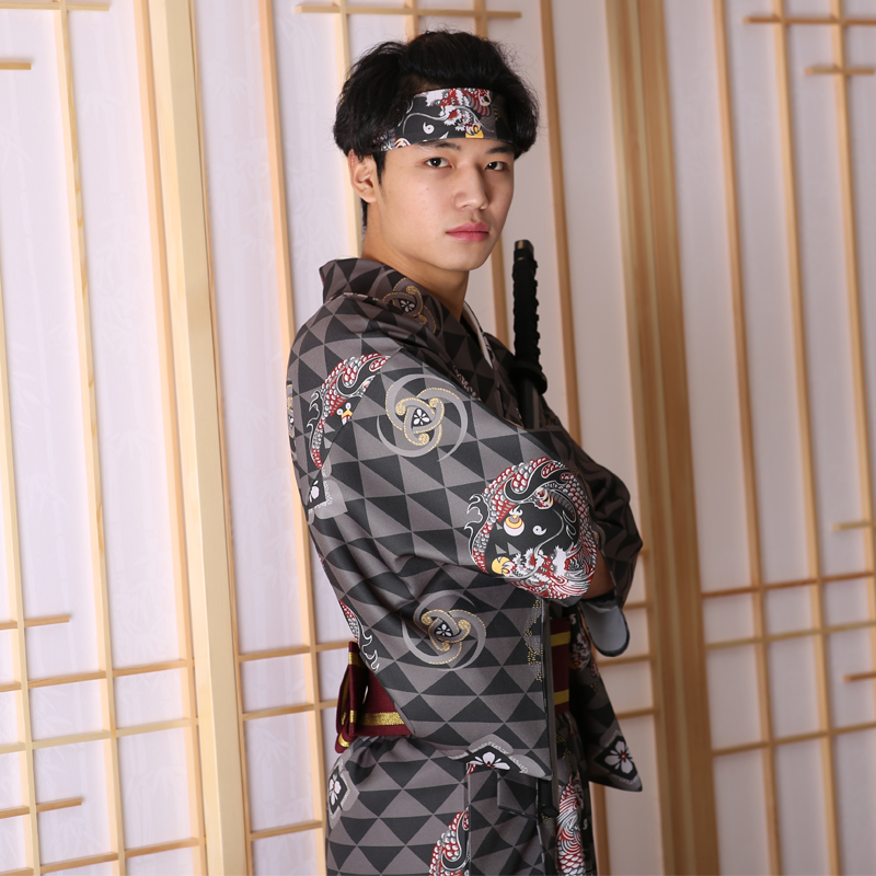 Kimono de Diseño Étnico Asiáti - Traditional Japanese Men'S Formal Wear reseña y precio