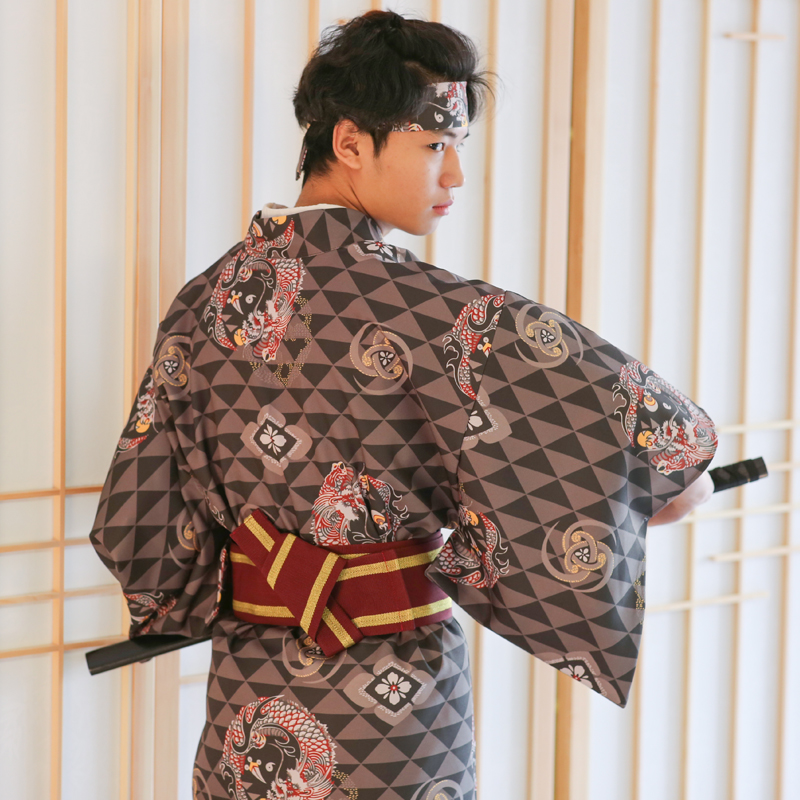 Kimono de Diseño Étnico Asiáti - Traditional Japanese Men'S Formal Wear reseña y precio