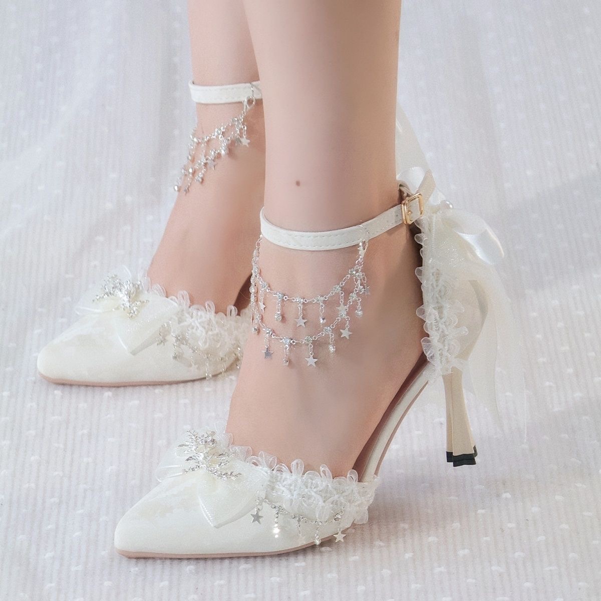 Zapatos de Tacón Blancos para  - Men Formal Wear Shoes reseña y precio