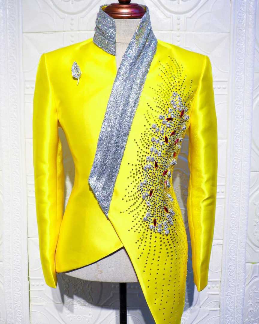 Esmoquin de boda amarillo a la - Formal Wear For Men Yellow reseña y precio
