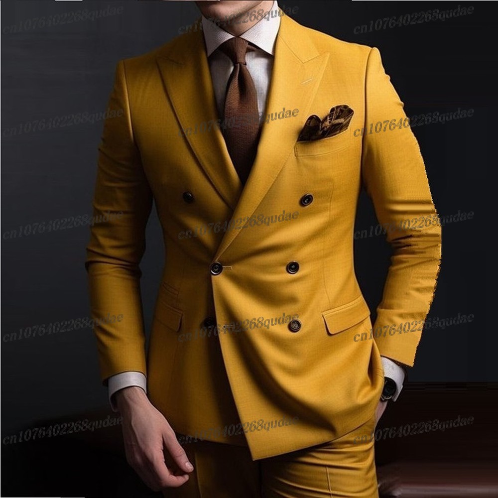 Traje Formal amarillo oscuro p - Formal Wear For Men Yellow reseña y precio