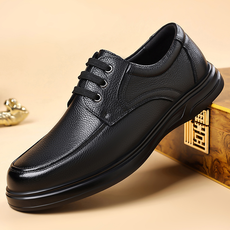 Zapatos Oxford de cuero con co - Formal Men Daily Wear Footwear reseña y precio