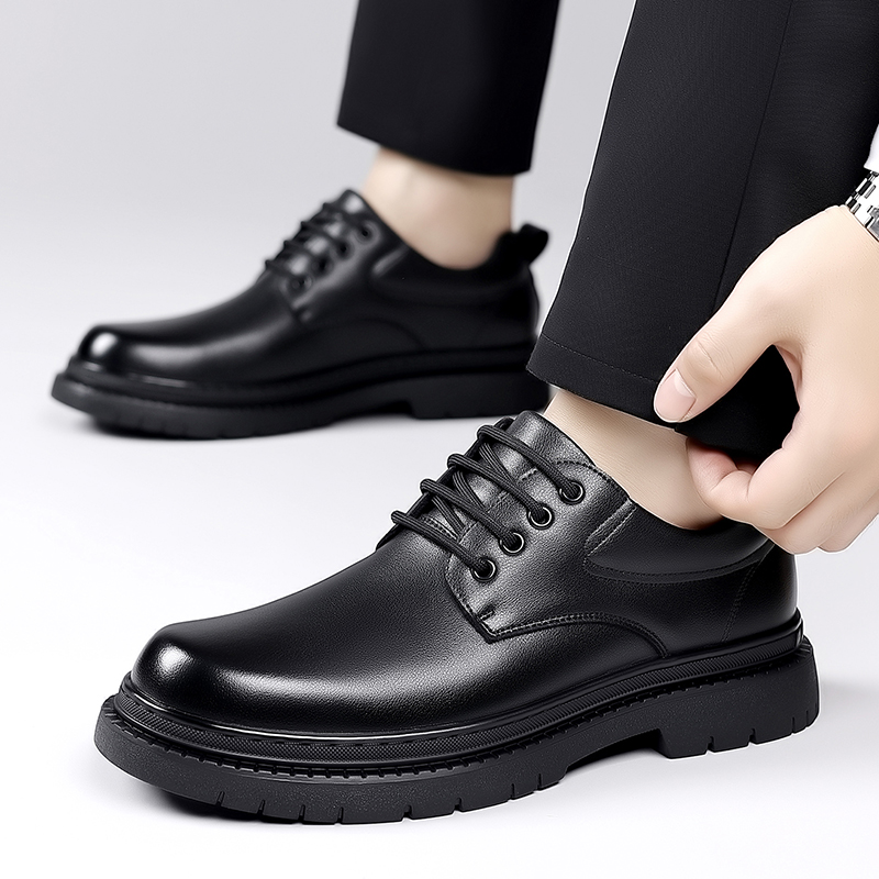 Zapatos de vestir de cuero par - Formal Men Daily Wear Footwear reseña y precio