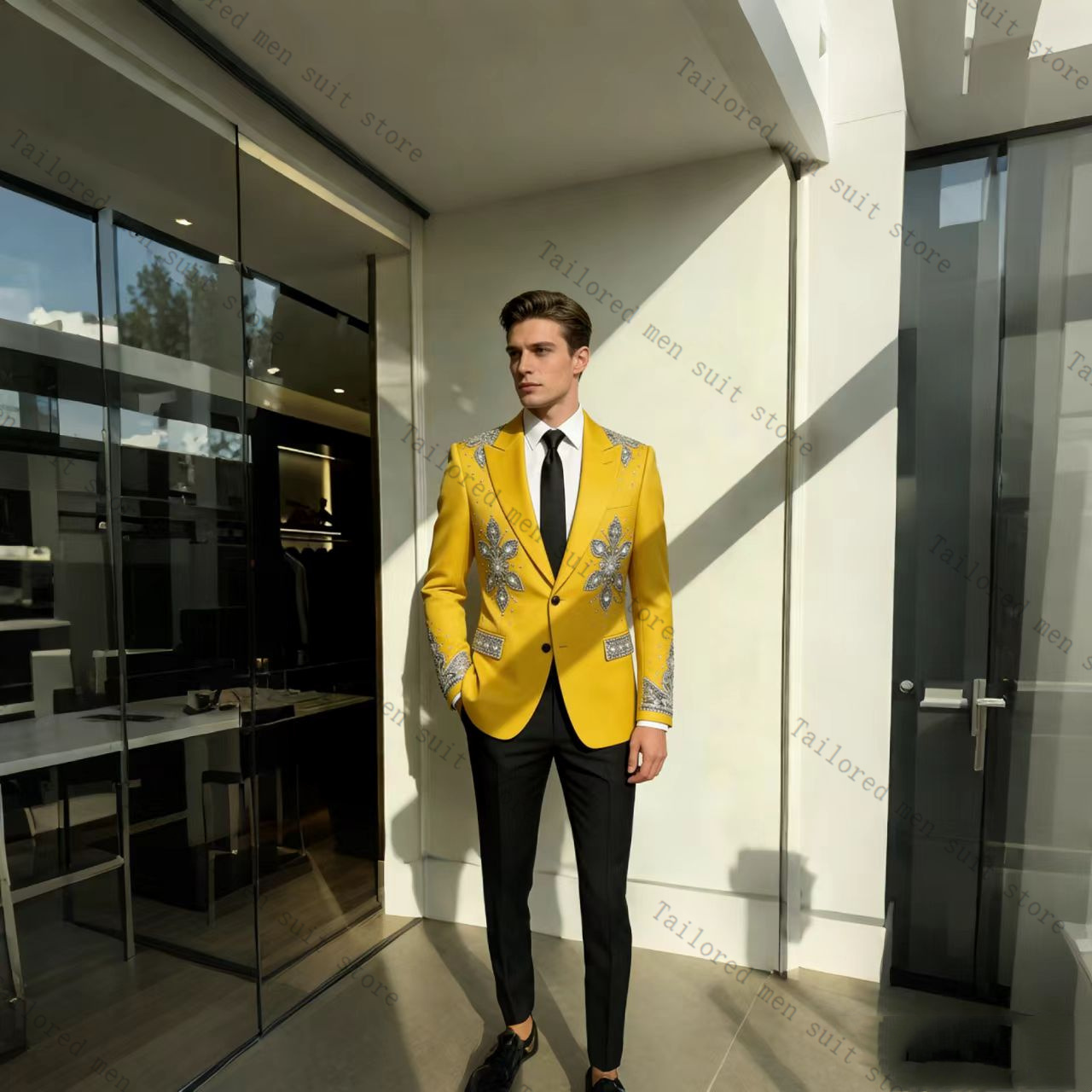 Traje Amarillo para Hombre, Co - Formal Wear For Men Yellow reseña y precio