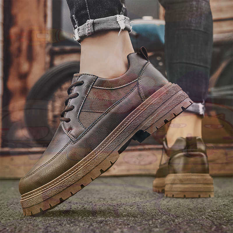 Zapatillas deportivas de cuero - Formal Men Daily Wear Footwear reseña y precio