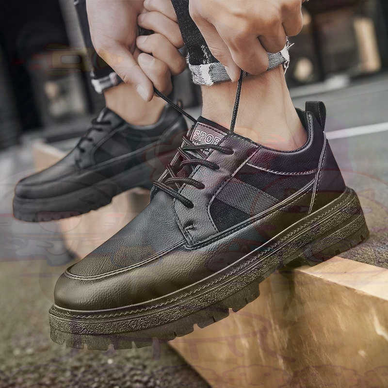 Zapatillas deportivas de cuero - Formal Men Daily Wear Footwear reseña y precio