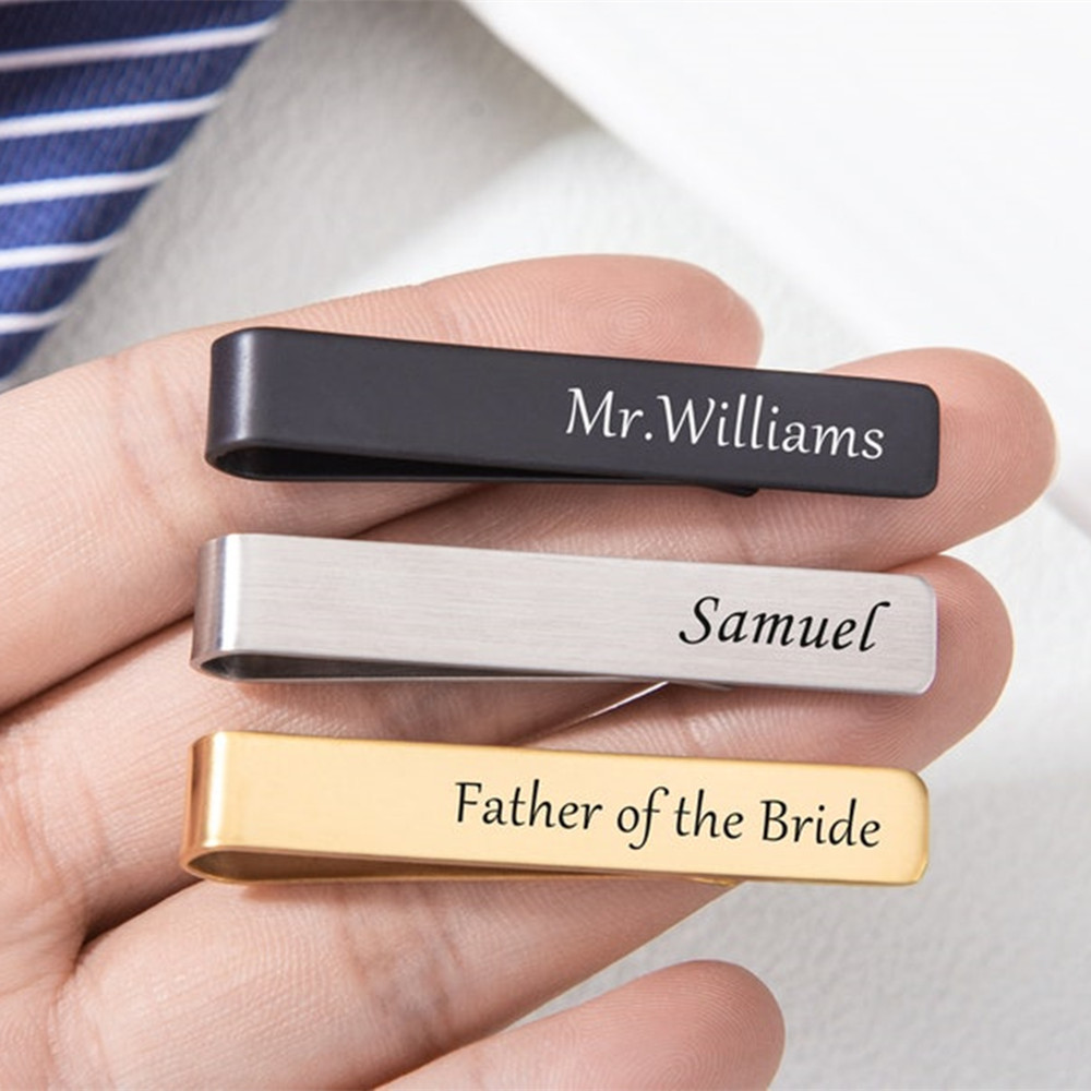 Clips de corbata con nombre pe - Tie Bar Clip reseña y precio