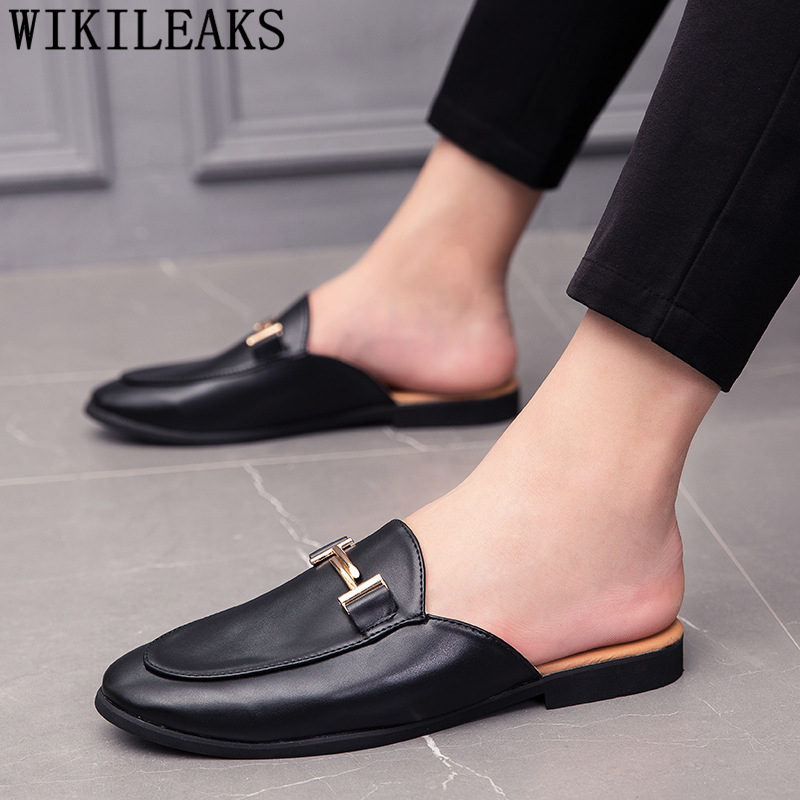 Zapatos Negros de Cuero para H - Men Formal Wear Shoes reseña y precio