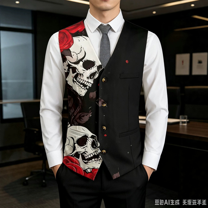 Chaleco de Traje para Hombre,  - Men'S Gothic Formal Wear reseña y precio