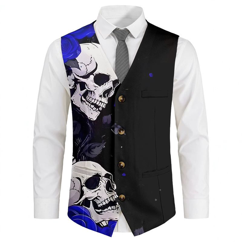Chaleco de Traje para Hombre,  - Men'S Gothic Formal Wear reseña y precio