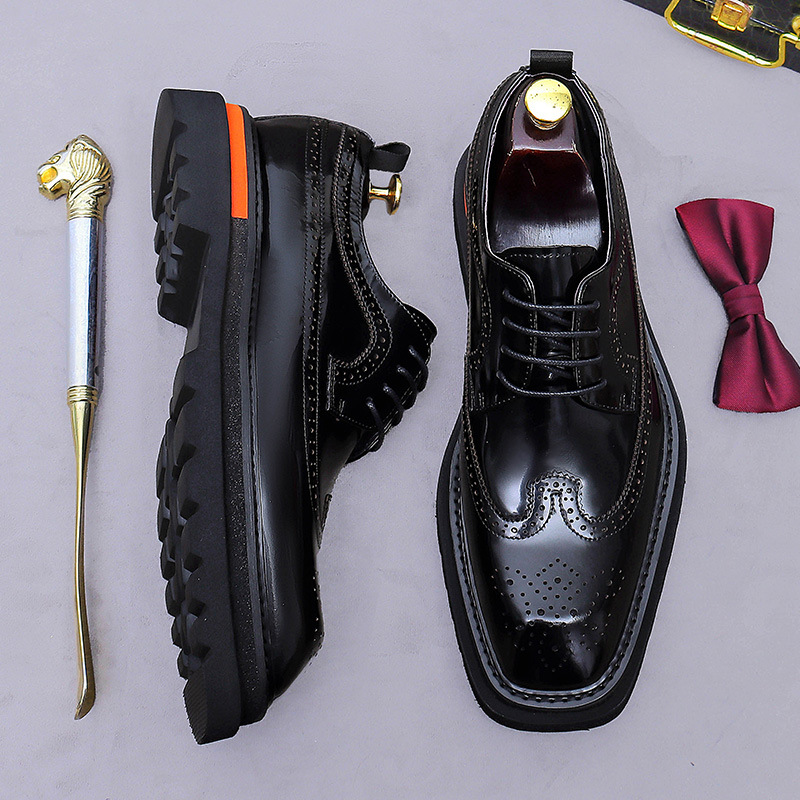 Zapatos Oxford con plataforma  - Men Formal Wear Shoes reseña y precio