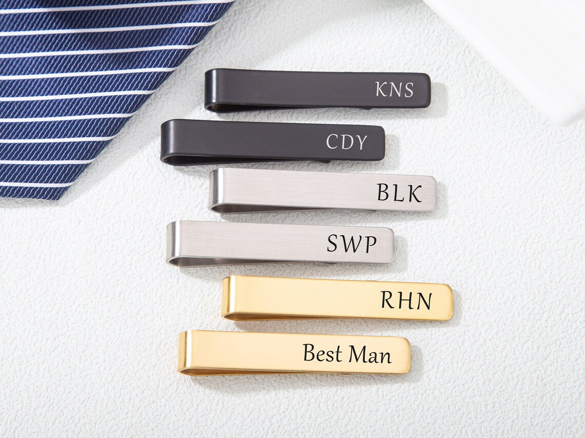 Clip de corbata personalizado  - Tie Bar Clip reseña y precio