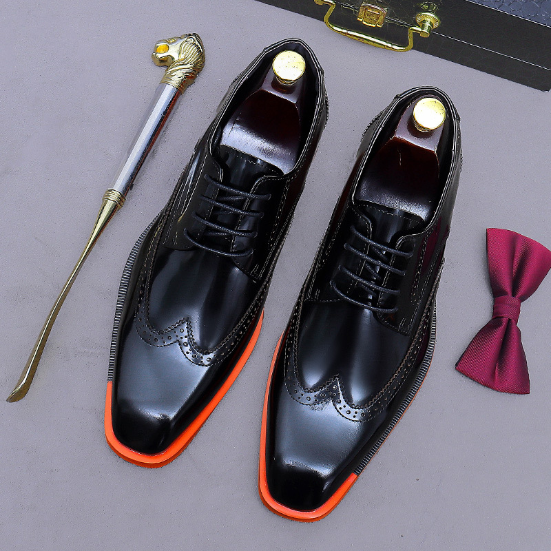 Zapatos Oxford de Cuero Genuin - Formal Men Daily Wear Footwear reseña y precio