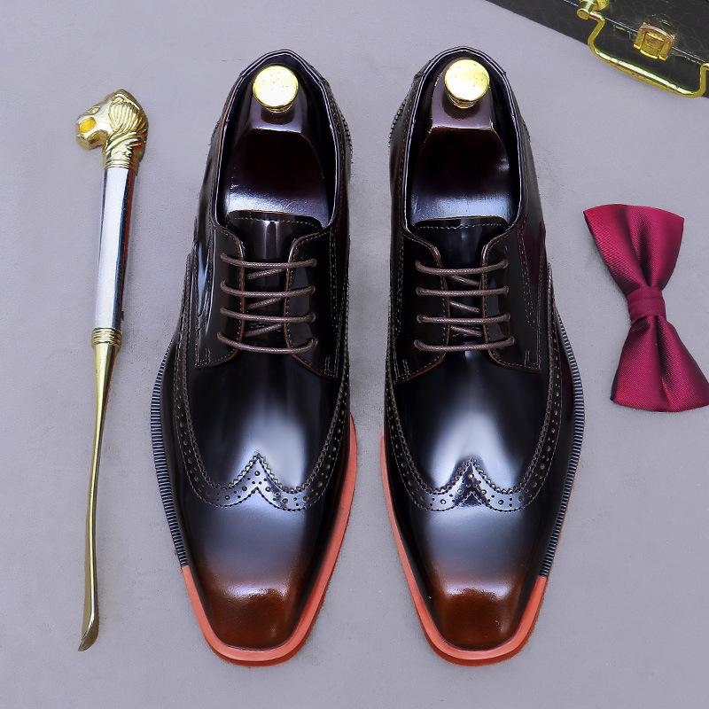Zapatos Oxford de Cuero Genuin - Formal Men Daily Wear Footwear reseña y precio