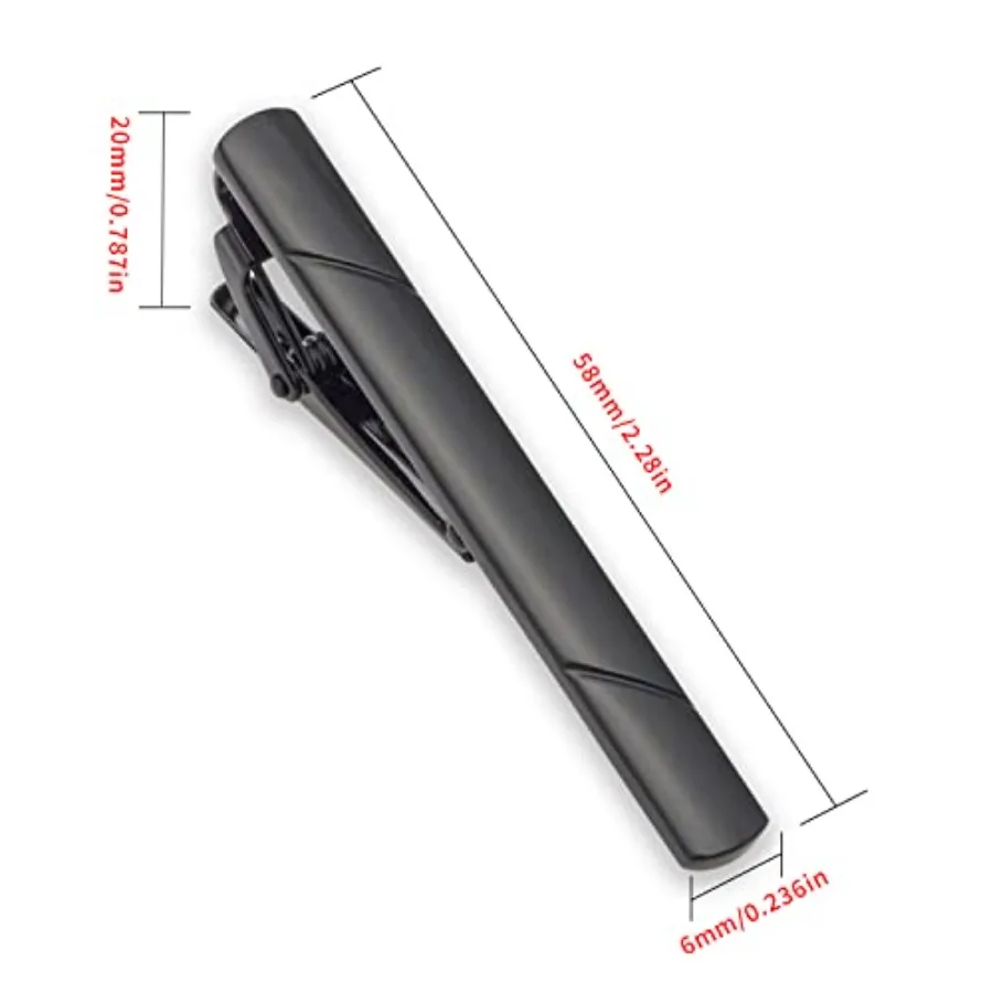 4 pinzas para corbata para hom - Tie Bar Clip reseña y precio