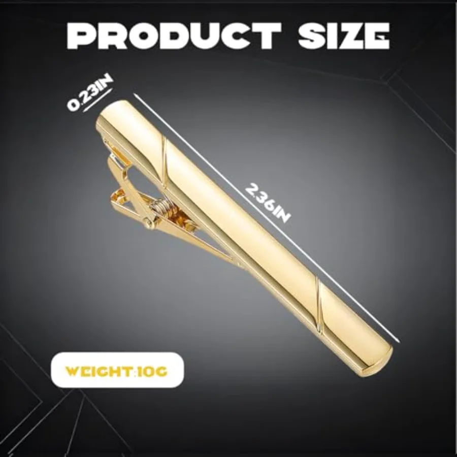 Clips de corbata minimalistas  - Tie Bar Clip reseña y precio