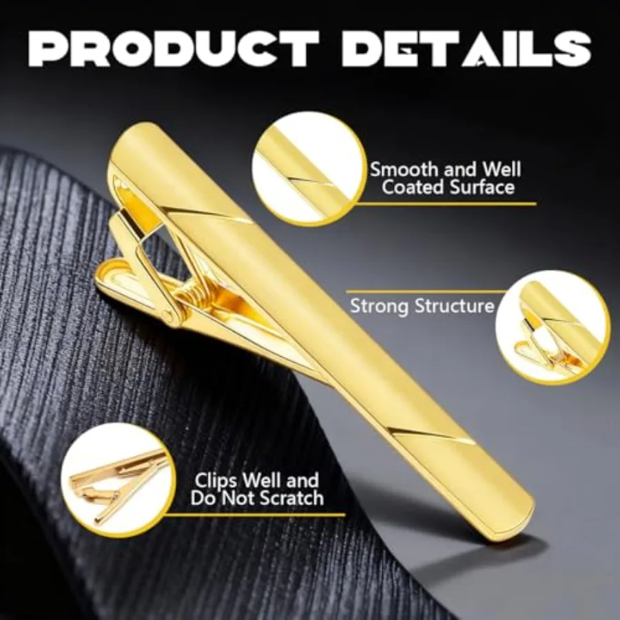 Clips de corbata minimalistas  - Tie Bar Clip reseña y precio