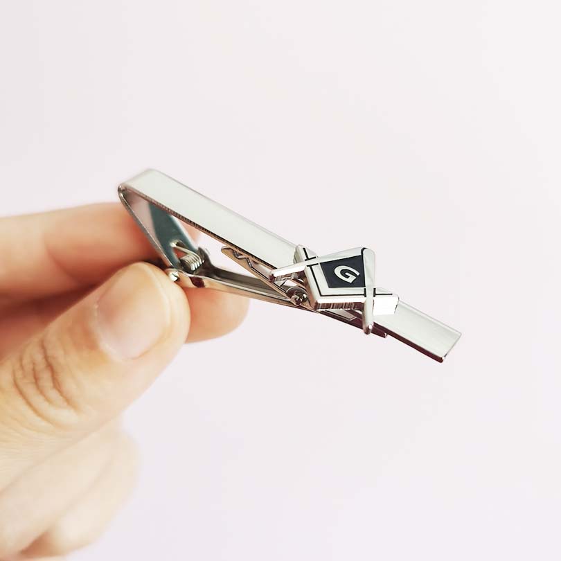Pinza de Corbata Masónica con  - Tie Bar Clip reseña y precio