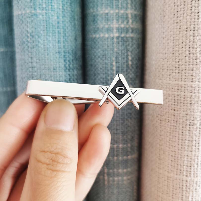 Pinza de Corbata Masónica con  - Tie Bar Clip reseña y precio