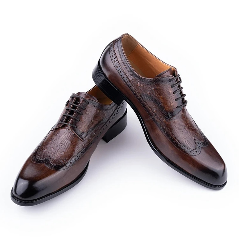 Zapatos de cuero de vaca para  - Formal Men Daily Wear Footwear reseña y precio
