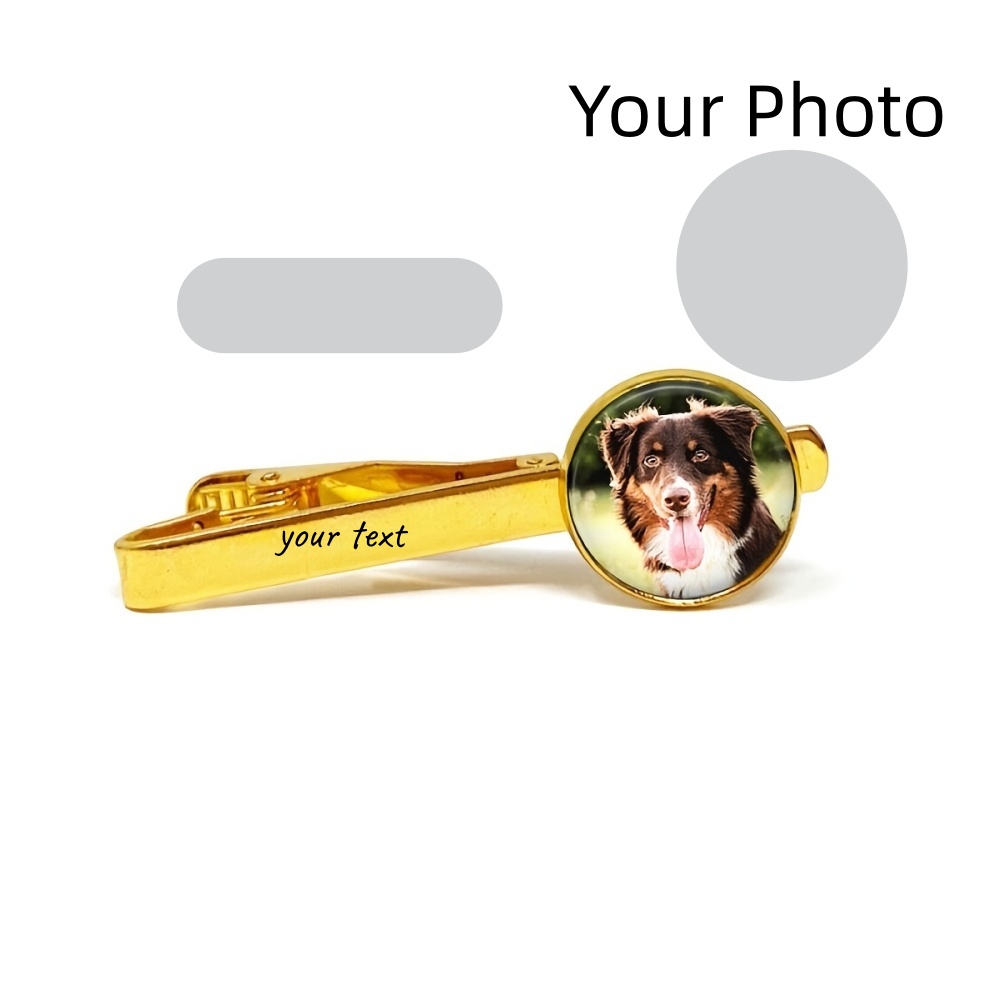 Pisacorbatas con Foto y Texto  - Tie Bar Clip reseña y precio